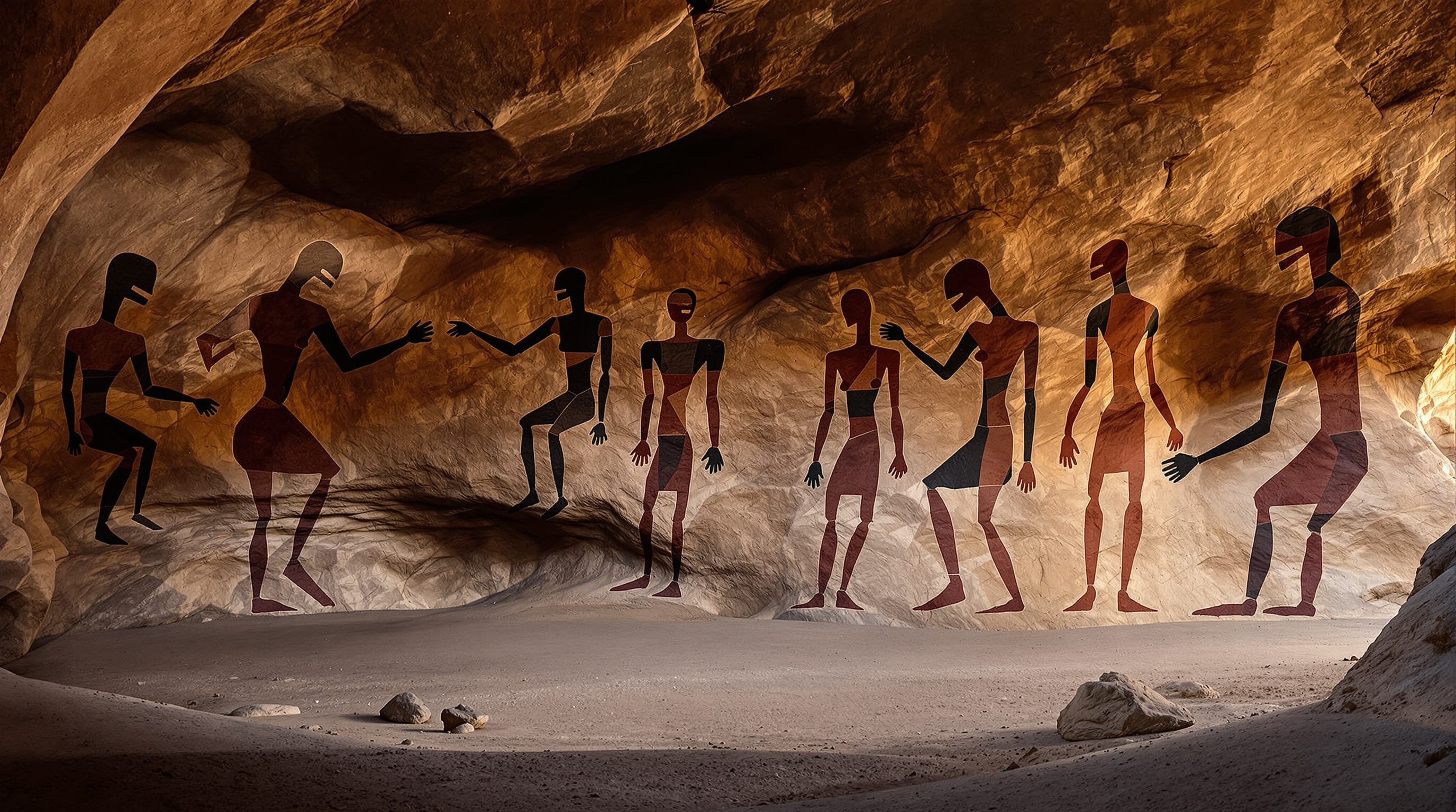 Barrier Canyon Style anthropomorphic figures, Horseshoe Canyon, Utah